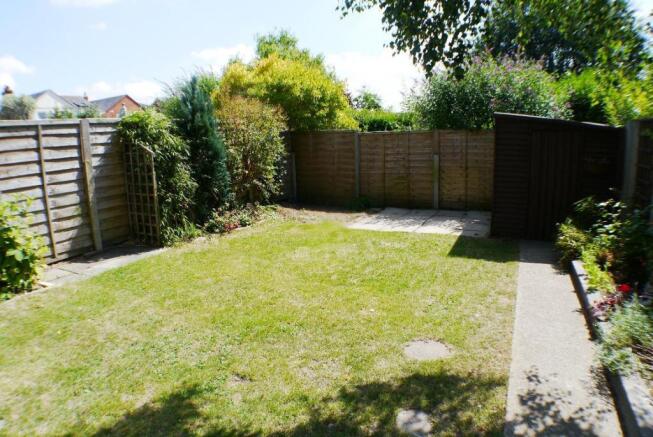 Rear Garden with She