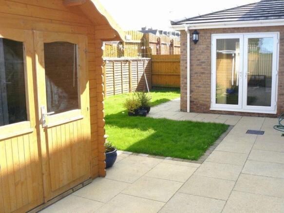 Rear garden