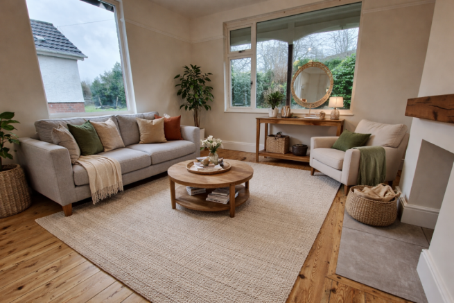 Living Room With AI Furniture