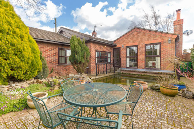 Rear patio