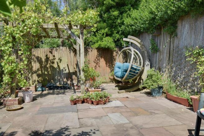 Patio At Far End Of Garden