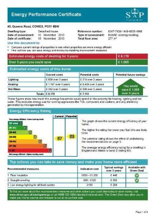 EPC report (page 1)