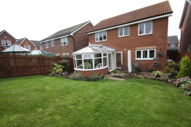 Rear of property