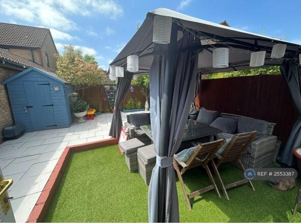 Rear Garden (Gazebo Not Included)