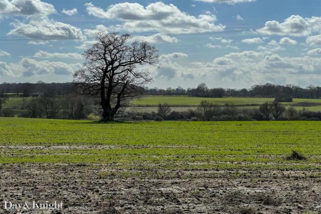 Surrounded by countryside