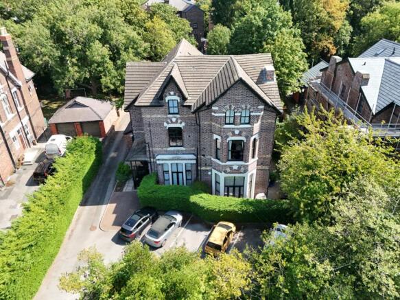 Aerial Shot Of Apartment Building