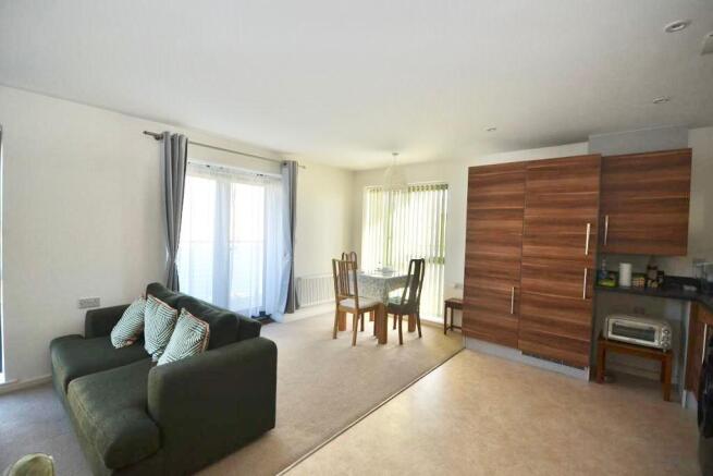 Open plan living area