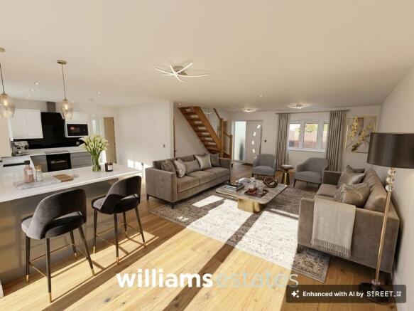 Open Plan Lounge / Kitchen