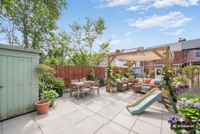 Rear garden - potential