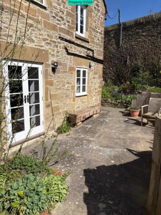 French doors from lounge onto patio area