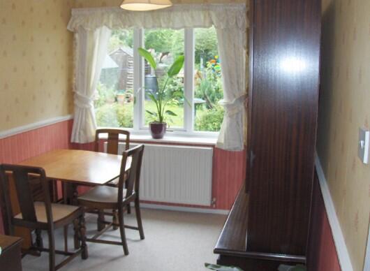 The dining room