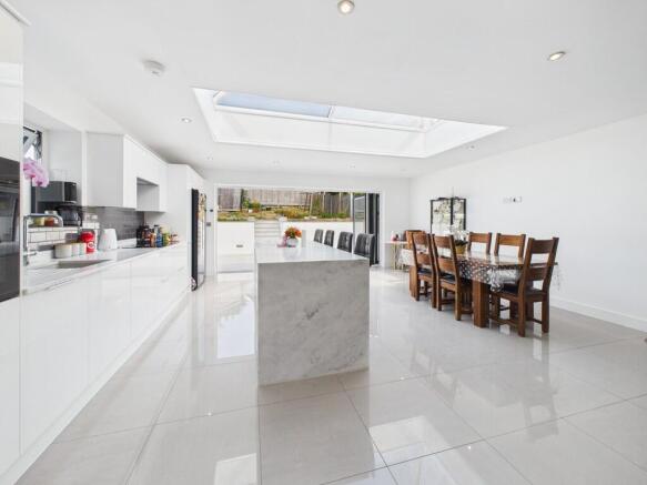 Open plan kitchen