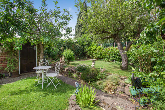 Rear gardens from veranda