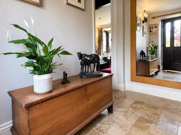 Welcoming entrance hall