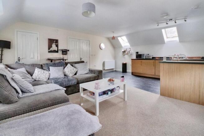 Open plan kitchen / living area