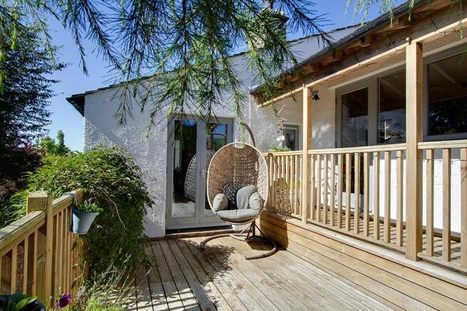 Decked terrace