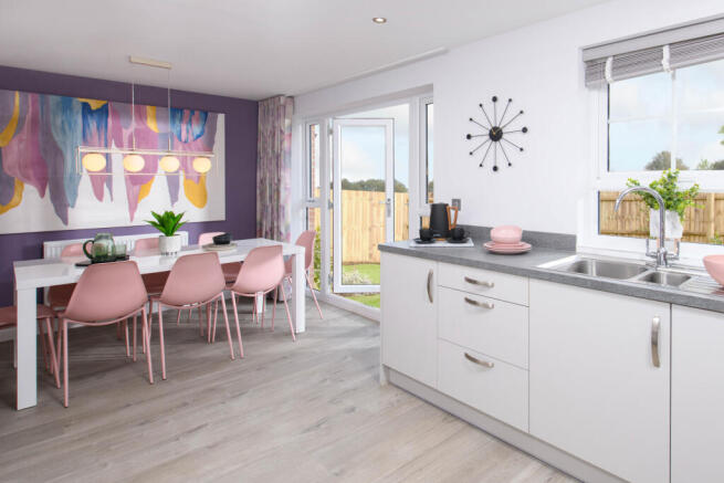 Kitchen inside 4 bed Kingsley