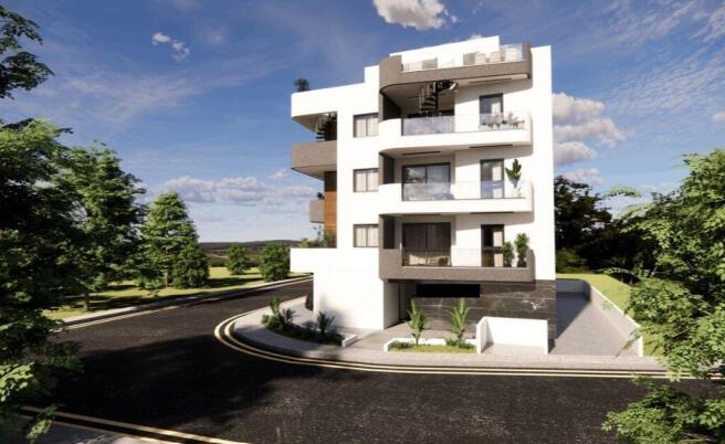 Front of Apartments