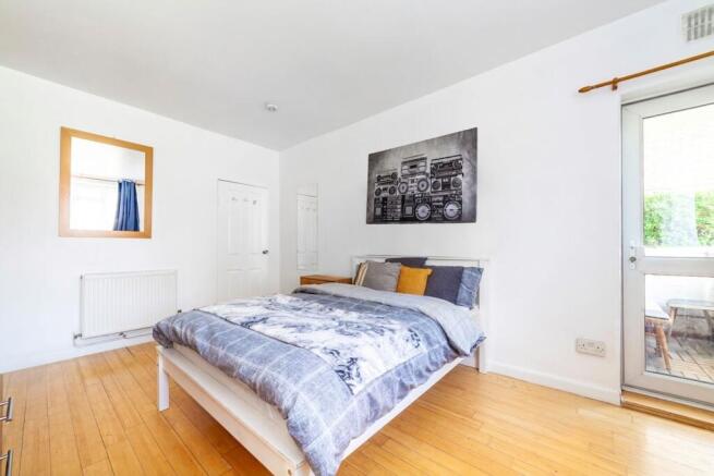 Living room onto balcony