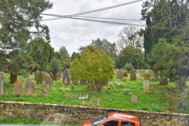 Views over Churchyard from First Floor