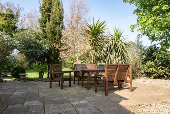 Patio seating area