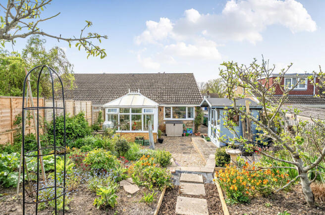 Rear of property