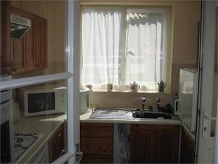 kitchen from dining area