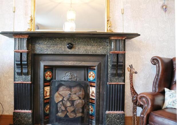 STUNNING FIREPLACE