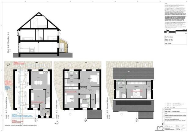Floor Plans- Plot 1 and 2, Bakers Lane, Shutlanger