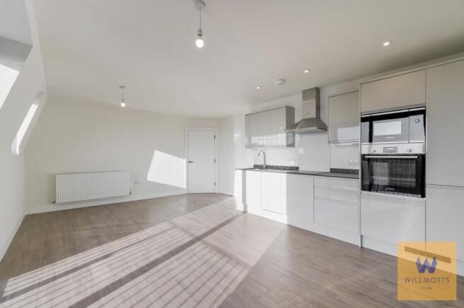 Open plan kitchen/lounge