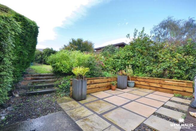 Rear patio