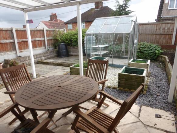 Patio-rear garden