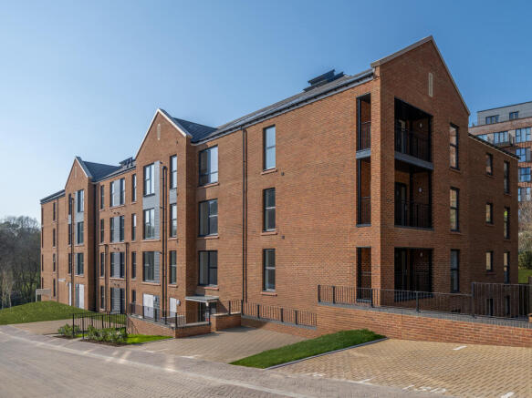 York House Apartment external rear view with plenty of open green space