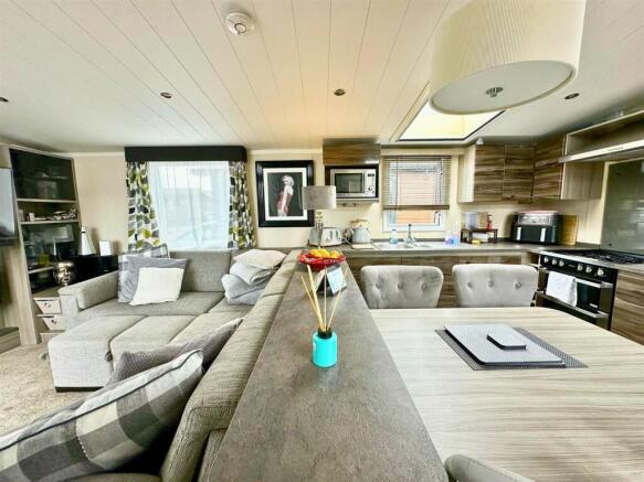 Open plan living area