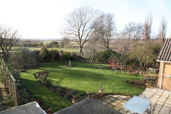 View over garden