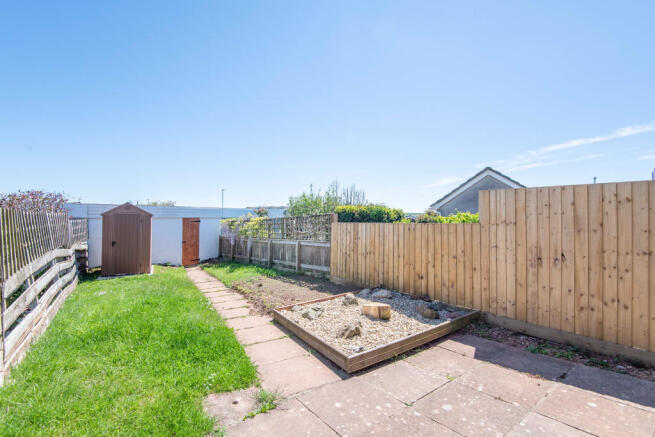 rear garden and g...