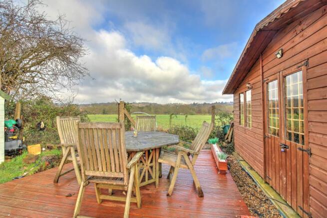 Decked Area With Farmland Views