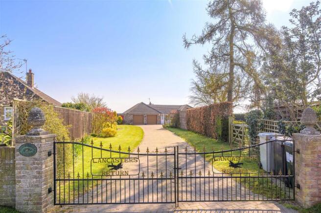 Driveway to property