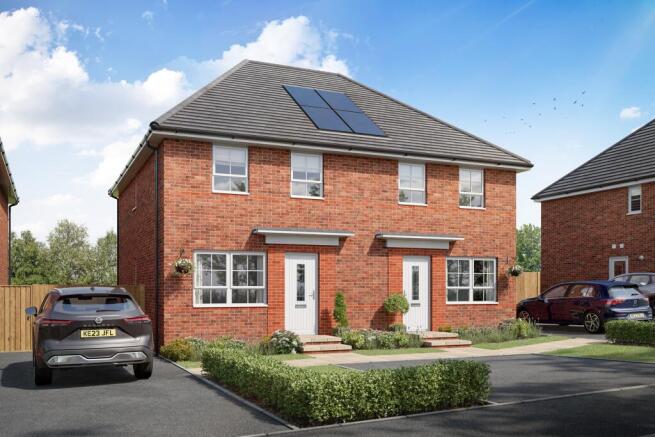 Outside of the 3 bedroom Maidstone at Cuckoo Fields