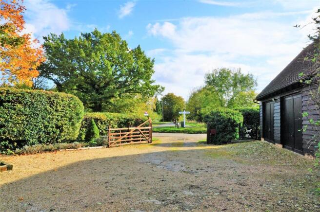 Parking and outbuildings