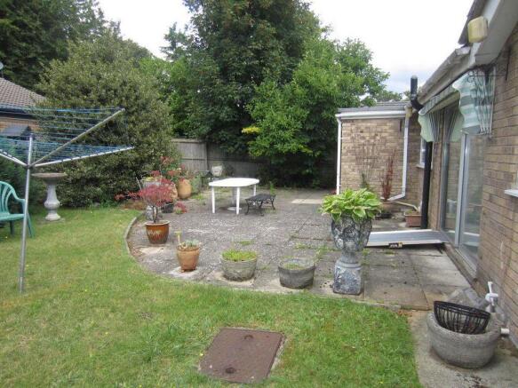 Attractive patio area