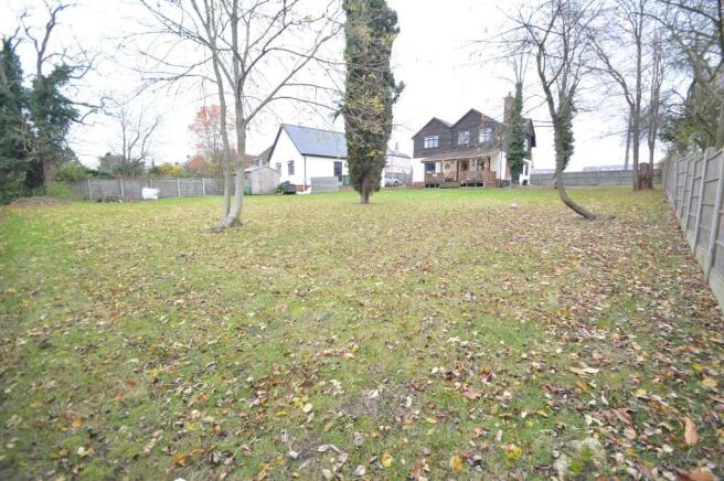 Rear of property