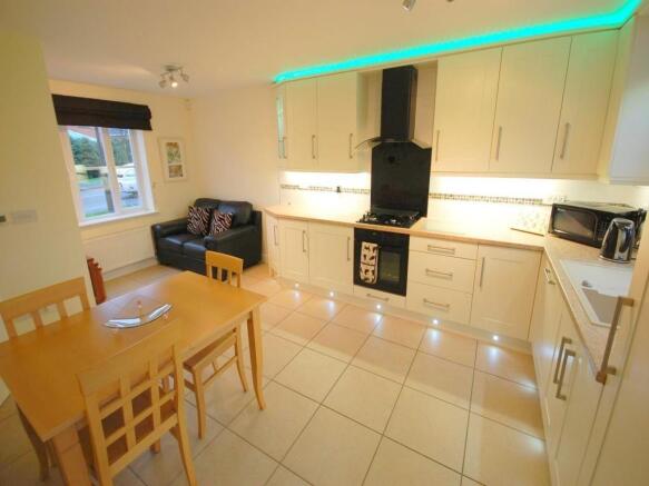Dining Kitchen With Lounge Area