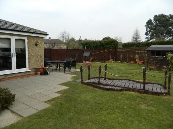 Rear garden