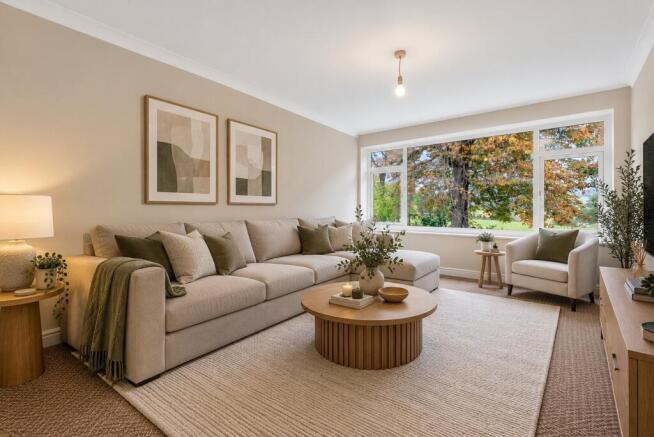 Staged Living Room