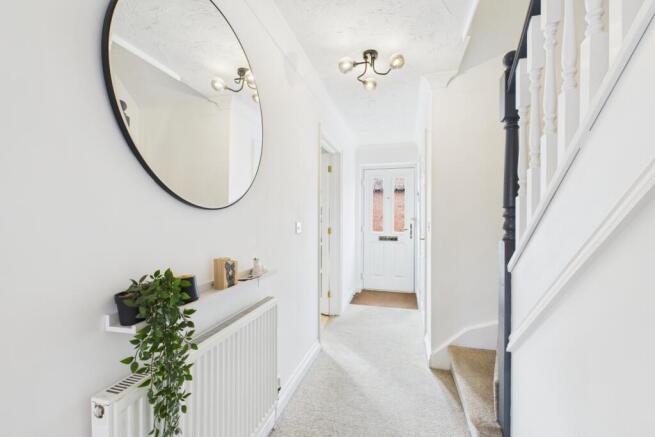 Entrance Hall with Downstaris Cloakroom