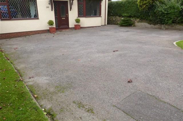 front parking area