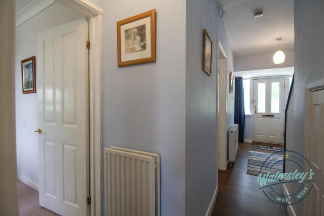 Entrance hallway from kitchen