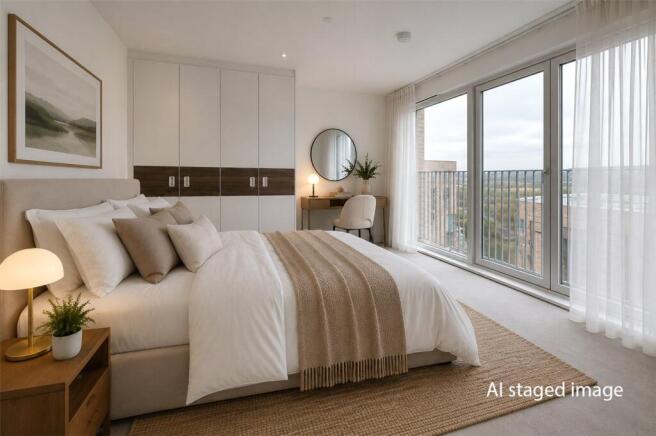 Staged Bedroom 1
