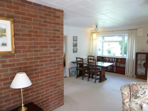 Sitting area through to dining area